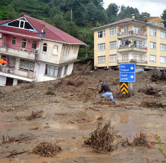 Rize’de Sel Felaketi