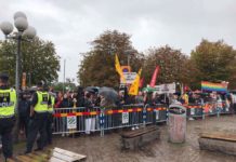 Göteborg’da Yabancı Düşmanlığına Karşı Eylem