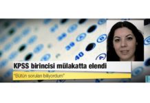 KPSS’de Türkiye Birincisi Mülakatta Elendi!