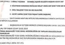 Binali Yıldırım Hakkında Suç Duyurusu
