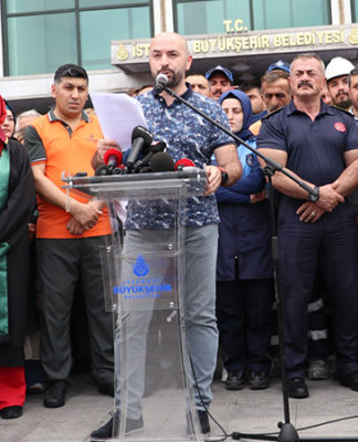 Belediye Çalışanları Zorunlu Olarak Basın Açıklamasına Katılmış
