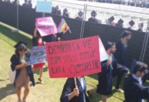 “Demirtaş’a ve Tüm Siyasi Tutsaklara Özgürlük” Demek Suç Sayıldı