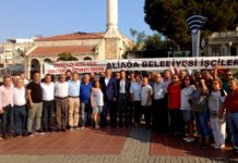 İzmir Aliağa Belediyesi’nde Direniş Sürüyor
