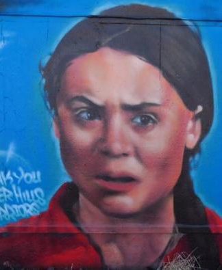 Kanada’da Greta’nın Duvar Resmi Tahrip Edildi