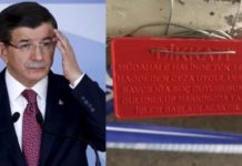 AKP’li Belediyeden Davutoğlu’na “Mühür”