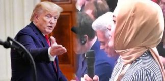 Trump’tan Hilal Kaplan’a soru: “Gazeteci olduğunuza emin misiniz?”