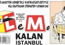 Demirtaş Her Hafta “Leman Dergisi”ne Karikatür Çizecek