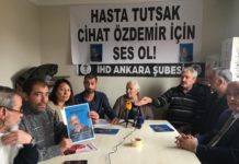 Hasta Tutsak Cihat Özdemir İçin Ankara’da Basın Açıklaması Düzenlendi