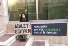 Greenpeace’in Haklarını Vermeden İşten Attığı Kıymet Aram Oturma Eylemine Başladı
