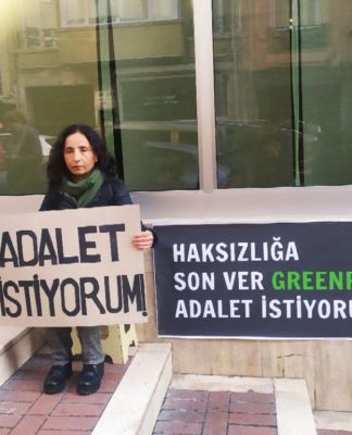 Greenpeace’in Haklarını Vermeden İşten Attığı Kıymet Aram Oturma Eylemine Başladı