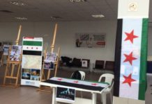 Üniversitede ÖSO Çetelerinin Bayrağının Bulunduğu Stant Açıldı