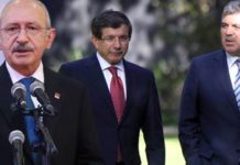 Eski Cumhurbaşkanı Gül ve Kılıçdaroğlu Davutoğlu’nu Tebrik Etti