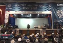 Cübbeli’nin tarikatı devlet okulunda Atatürk posterinin üzerini kapadı, sarıklı-tekbirli etkinlik düzenledi