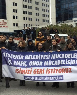 Ataşehir Belediyesi’nde 100’üncü gün eylemi
