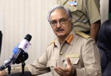 Hafter konuştu: Libya milislerden temizlenmediği müddetçe barış ve ateşkes olmaz