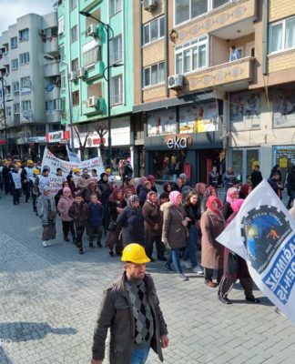 Bağımsız Made-İş’den Soma’da yürüyüş: Direne direne direnişle zafere!
