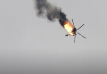 İdlib’de Suriye helikopteri düşürüldü