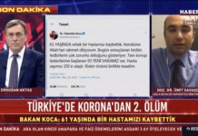 Korona’dan 2. ölüm, hasta sayısı ise 191’e ulaştı
