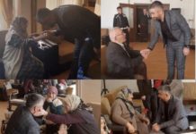 MHP’den yaşlılara akıllara ziyan ziyaret: Yurda gidip ‘koronavirüs hassasiyeti’ çağrısı yaptılar!