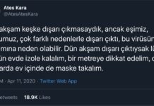 Bilim Kurulu Üyesi: Dün akşam sokağa çıkanlar 14 gün evden çıkmasın, evin içinde de maske taksın