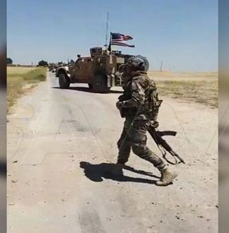 Suriye Ordusu bir köye girmeye çalışan işgalci Amerikan kuvvetlerini geri döndürdü