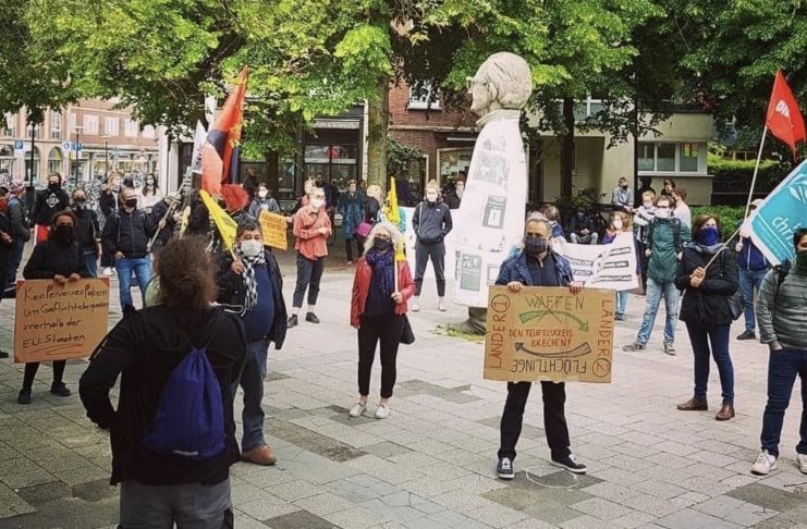 Unsere Redebeitrag bei der Kundgebung “Leave no one behind! – Aktionstag mit Sterndemo”