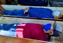 Karantina kurallarını ihlal eden Belediye Başkanı, polisten kurtulmak için ölü taklidi yaptı