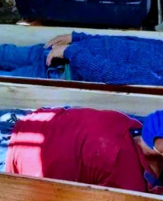 Karantina kurallarını ihlal eden Belediye Başkanı, polisten kurtulmak için ölü taklidi yaptı