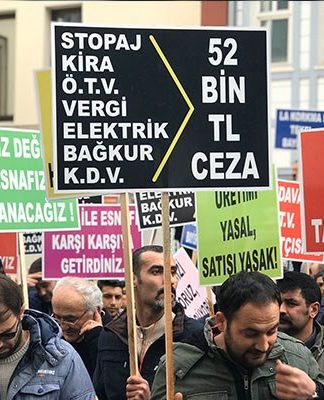 AKP’nin hazırladığı yasa teklifine göre on binlerce esnaf kepenk kapatacak