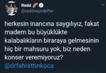 Ünlü müzik grubu, Ayasofya’da toplanan kalabalığı göstererek Sağlık Bakanı’na sordu: “Biz neden konser veremiyoruz?”