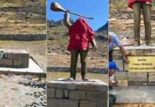 Cemevindeki Hasret Gültekin heykeline saldırı
