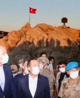 AKP il başkanları, Süleyman Soylu ile beraber askeri denetledi!