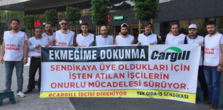 846 gündür direnen Cargill emekçileri yeniden eyleme başladı