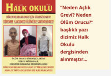ÖLÜM ORUÇLARI ÜZERİNE TARTIŞMA 2- HALKIN SESİ