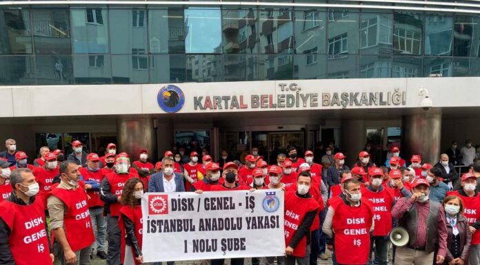 Kadıköy Belediyesi’nin ardından Kartal Belediyesi’nde de grev ilanı asıldı!