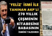 AKP’li Ahmet Hamdi Çamlı’nın vukuatları bitmiyor: Restore ettirdiği 270 yıllık tarihi esere babasının adını yazdırmış!