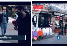 Yandaştan muhabire tepki: “Komünist sorular neden soruyorsun?”