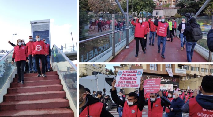 Metal işçisine barikat dayanmadı, işçiler Ankara’ya yürüyor