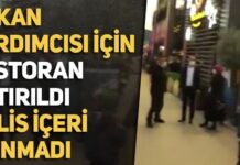 AKP’li Bakan Yardımcısı yasak dinlemedi, restoranı açtırdı, 50 kişiye yemek yedirdi, şikayet üzerine gelen polisler içeri alınmadı!