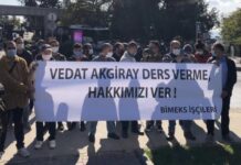 Haklarını arayan BİMEKS emekçileri, polis tarafından gözaltına alındı