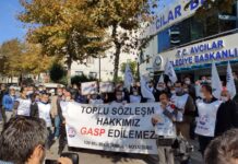 Avcılar Belediyesi emekçileri hakları için eylem yaptı, Belediye Başkanı eylemi kırmaya çalıştı