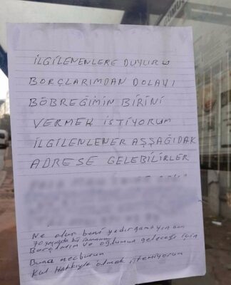 Yoksulluğun geldiği nokta: 70 yaşındaki vatandaş borçları için böbreğini satışa çıkardı