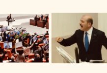 Soylu, Meclis’te yaptığı bütçe konuşması sırasında HDP’lilere “haysiyetsizler” dedi!