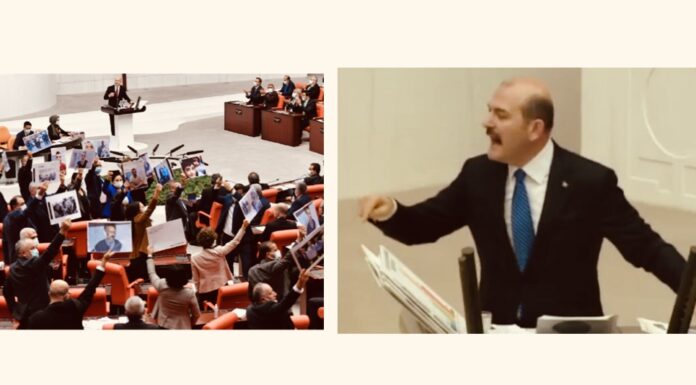 Soylu, Meclis’te yaptığı bütçe konuşması sırasında HDP’lilere “haysiyetsizler” dedi!