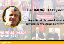 Asgari ücret bir insanlık ayıbıdır, milyonlarca emekçi için köleliktir