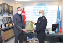 Jandarma komutanından ülkü ocakları ziyareti