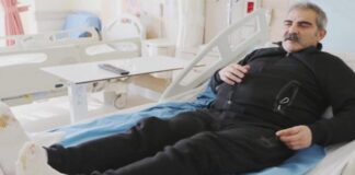 Kargo şirketi çalışanının soğuk nedeniyle ayakları dondu