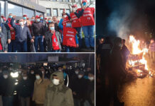 Kadıköy Belediyesi işçilerinden iş bırakma eylemi