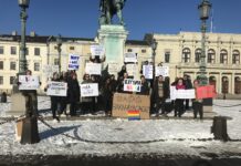 Boğaziçi mezunları Göteborg’da kayyım rektöre hayır dedi!