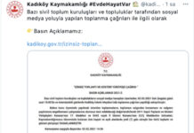 Kadıköy Kaymakamlığı’ndan açıklama: Bugünden itibaren yedi gün boyunca eylem ve gösteri yasak!